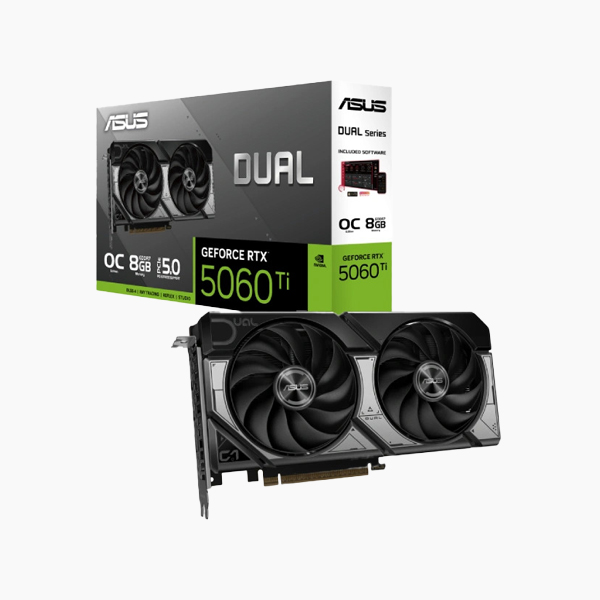 کارت گرافیک ایسوس مدل Dual GeForce RTX 5060 Ti 8GB GDDR7 OC Edition